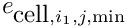 $e_{\hbox{cell},i_1,j,\min}$